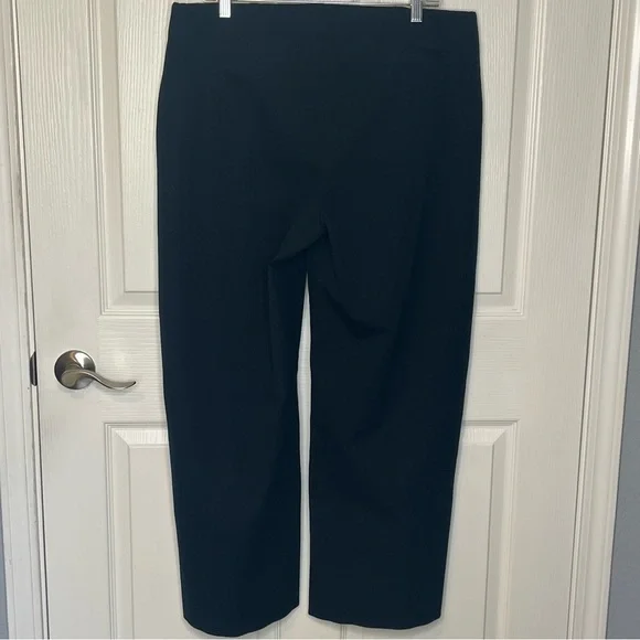 Old Navy Black Wide Leg Pants Sz XL Pull On Pockets - Picture 7 of 12